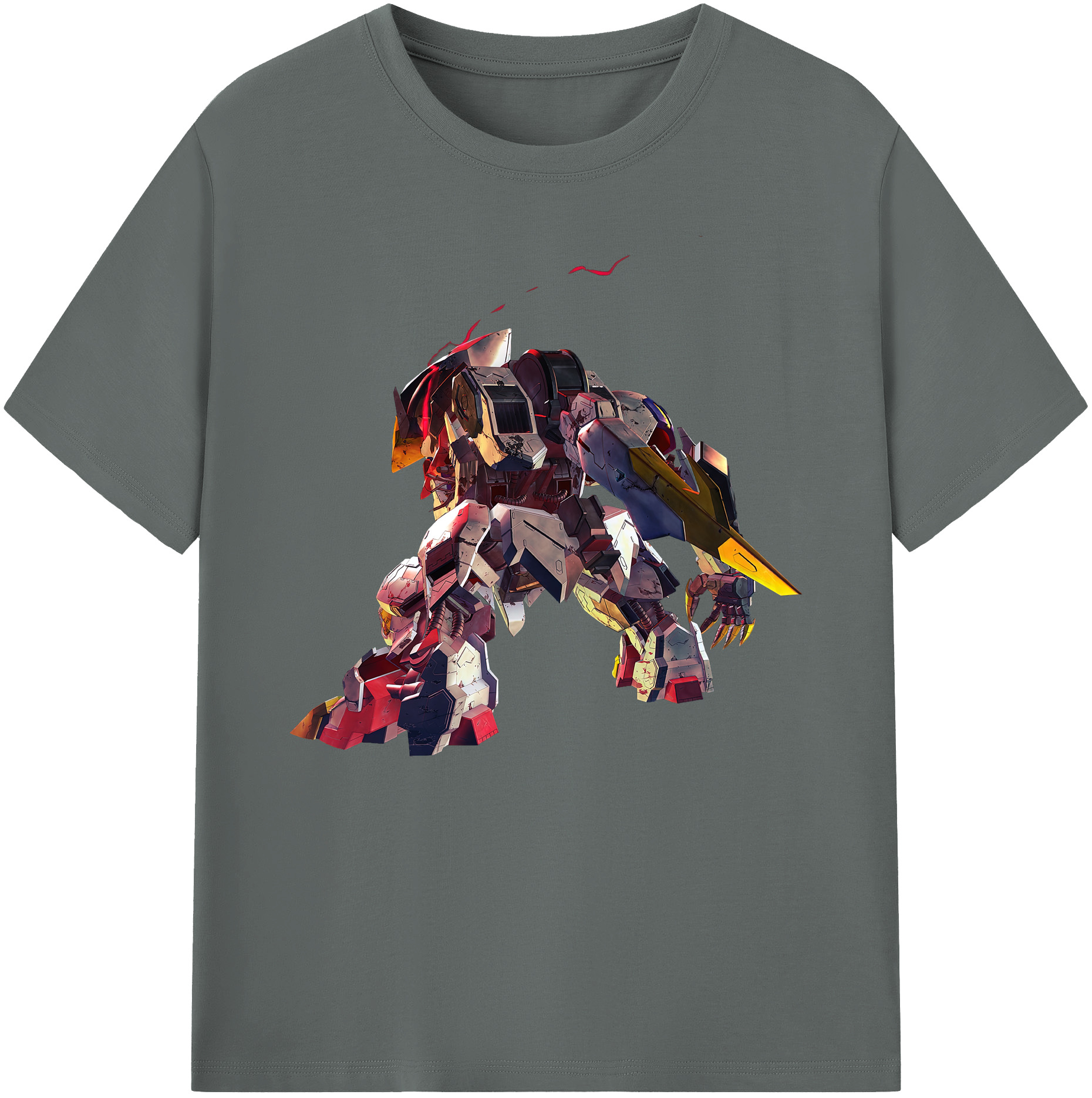 （画像用） 機動戦士ガンダム Mobile Suit Gundam 綿100％ メンズ半袖Tシャツ｜肌触りやわらか＆通気性